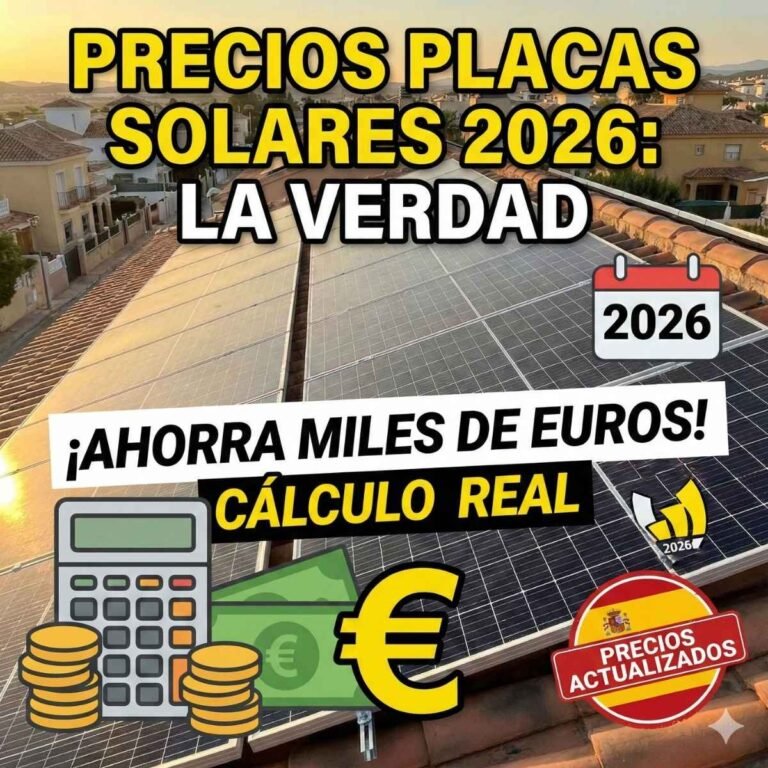 ¿Cuánto Cuesta Instalar Placas Solares en España en 2026